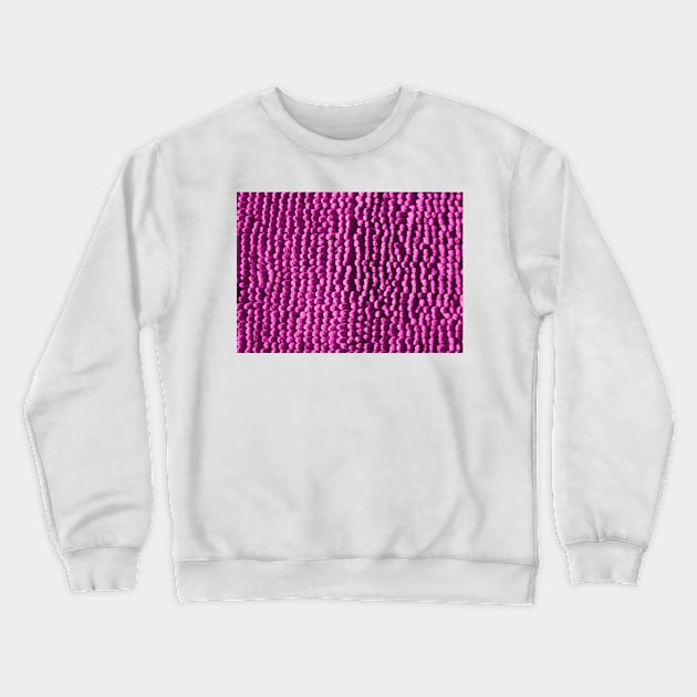 Pink knitted fabric Crewneck Sweatshirt by oscargml